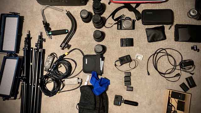Minimal camera gear